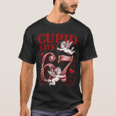 Funny 67 Cud Says 67 Valentine Couple Matching Six T-Shirt (Vorderseite)