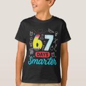 Funny 67 Days Smarter Six Seven Meme Teachers Stud T-Shirt (Vorderseite)