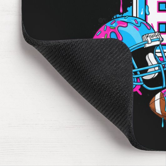 Funny 67 Football Ice Cream Drip 67th Srts Men &am Mousepad (Ecke)