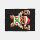 Funny 67 Gingerbread Six Seven Ice Cream Drip Chri Fleecedecke (Vorderseite (Horizontal))