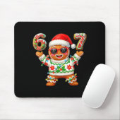 Funny 67 Gingerbread Six Seven Ice Cream Drip Chri Mousepad (Mit Mouse)
