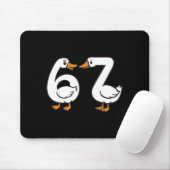 Funny 67 Goose Silly Brain Rot Teacher Gen Alpha S Mousepad (Mit Mouse)