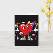 Funny 67 Heart Valentines Day Six Seven Meme 6 7 W Karte (Gelbe Blume)