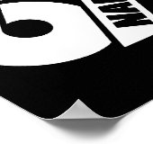 Funny 67 Japanese Meme Roku Nana Graphic Design  Poster (Ecke)