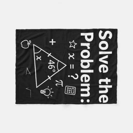 Funny 67 Math Meme Solve The Problem Teacher For S Fleecedecke (Vorderseite (Horizontal))