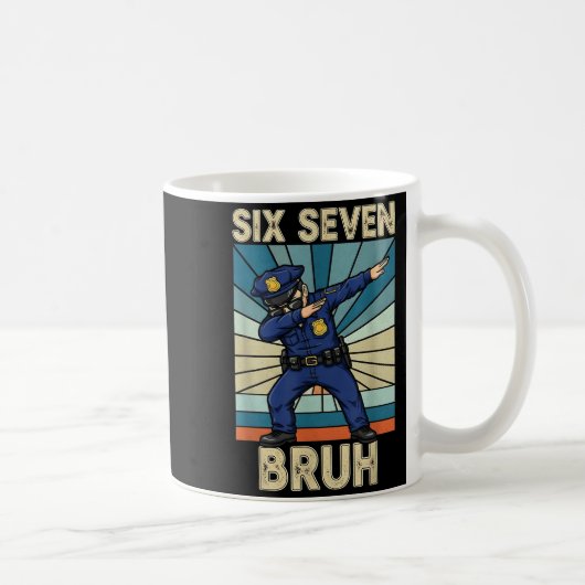 Funny 67 Meme 6 7 Six Seven Liceman Lice Officer R Kaffeetasse (Rechts)