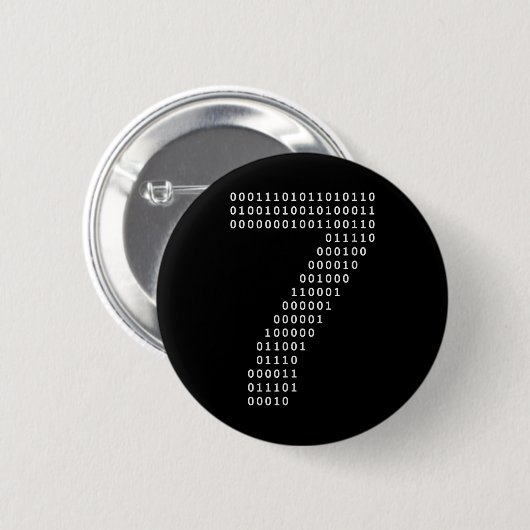 Funny 67 Meme Binary Code Tech Geek Digital Six Se Button (Vorne & Hinten)