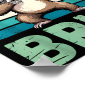 Funny 67 Meme Boys Kids 6 7 Dabbing Six Seven Bruh Poster (Ecke)