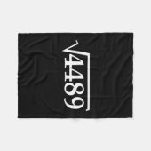 Funny 67 Meme Brainrot Square Root 4489 Slang Math Fleecedecke (Vorderseite (Horizontal))