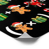 Funny 67 Meme Candy Merry Santa Math Teacher Chris Poster (Ecke)