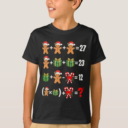 Funny 67 Meme Candy Merry Santa Math Teacher Chris T-Shirt (Vorderseite)