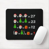 Funny 67 Meme Christmas Math Teacher Santa Six Sev Mousepad (Mit Mouse)