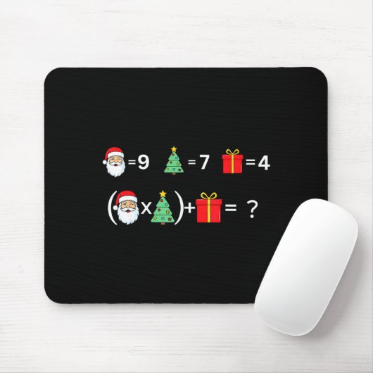 Funny 67 Meme Christmas Math Teacher Santa Six Sev Mousepad (Mit Mouse)