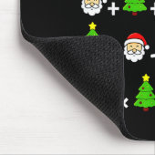 Funny 67 Meme Christmas Math Teacher Santa Six Sev Mousepad (Ecke)