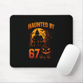 Funny 67 Meme Halloween Haunted Spooky Six Seven P Mousepad (Mit Mouse)