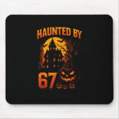 Funny 67 Meme Halloween Haunted Spooky Six Seven P Mousepad (Vorne)
