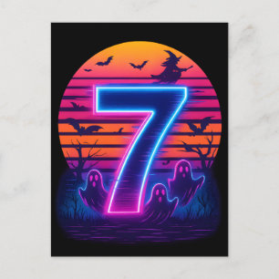 Funny 67 Meme Halloween Paar Matching Feiertagspostkarte