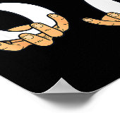 Funny 67 Meme Hands Slang Gen Alpha Six Seven 6 7 Poster (Ecke)