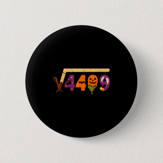 Funny 67 Meme Math Teacher 6 7 Halloween Square Ro Button (Vorderseite)