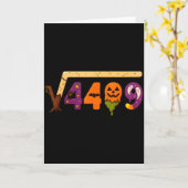 Funny 67 Meme Math Teacher 6 7 Halloween Square Ro Karte (Gelbe Blume)
