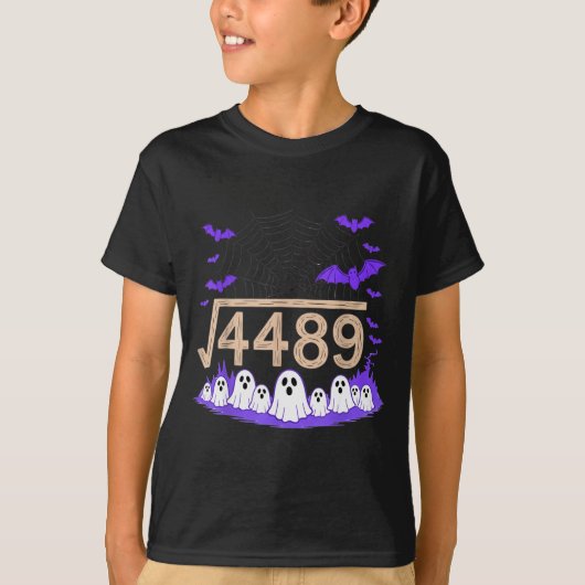 Funny 67 Meme Math Teacher 6 7 Halloween Square Ro T-Shirt (Vorderseite)