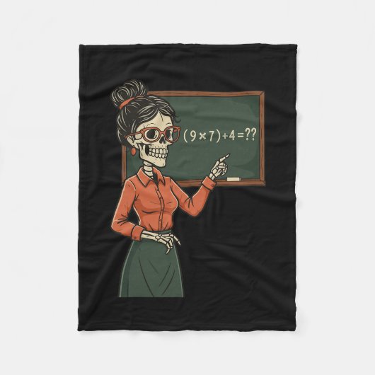 Funny 67 Meme Pemdas Elementary Math Teacher Brain Fleecedecke (Vorderseite)