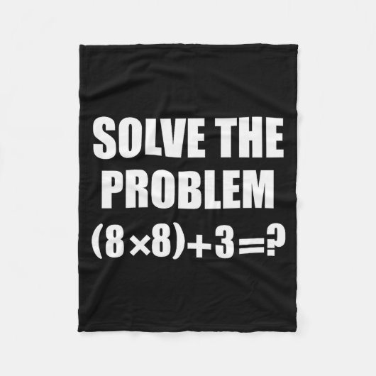 Funny 67 Meme Pemdas Elementary Math Teacher Brain Fleecedecke (Vorderseite)