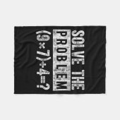 Funny 67 Meme Pemdas Elementary Math Teacher Brain Fleecedecke (Vorderseite (Horizontal))