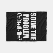 Funny 67 Meme Pemdas Elementary Math Teacher Brain Fleecedecke (Vorderseite (Horizontal))