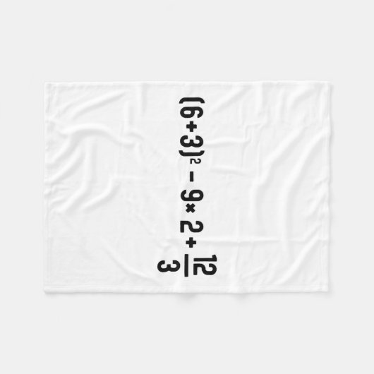 Funny 67 Meme Pemdas Elementary Math Teacher Brain Fleecedecke (Vorderseite (Horizontal))