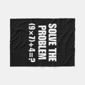 Funny 67 Meme Pemdas Elementary Math Teacher Brain Fleecedecke (Vorderseite (Horizontal))