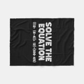 Funny 67 Meme Pemdas Elementary Math Teacher Brain Fleecedecke (Vorderseite (Horizontal))