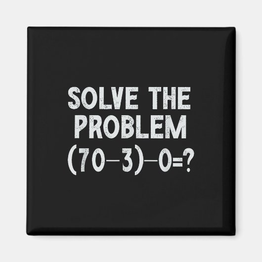 Funny 67 Meme Pemdas Elementary Math Teacher Brain Magnet (Vorne)