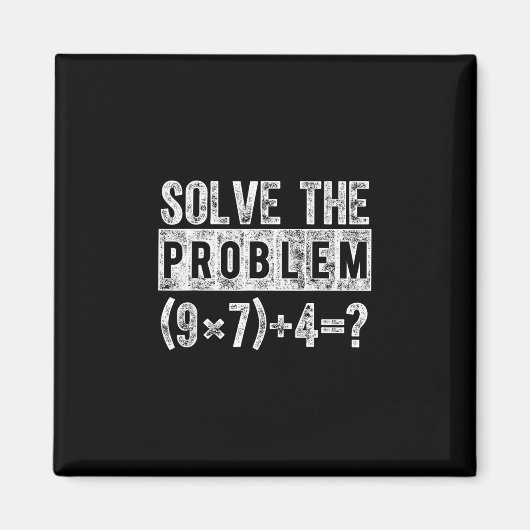 Funny 67 Meme Pemdas Elementary Math Teacher Brain Magnet (Vorne)