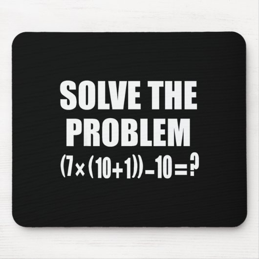 Funny 67 Meme Pemdas Elementary Math Teacher Brain Mousepad (Vorne)