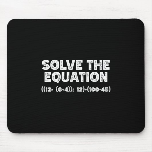 Funny 67 Meme Pemdas Elementary Math Teacher Brain Mousepad (Vorne)
