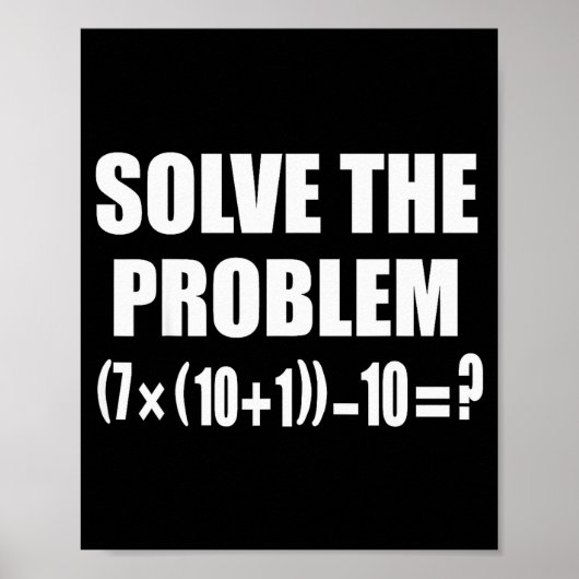 Funny 67 Meme Pemdas Elementary Math Teacher Brain Poster (Vorne)