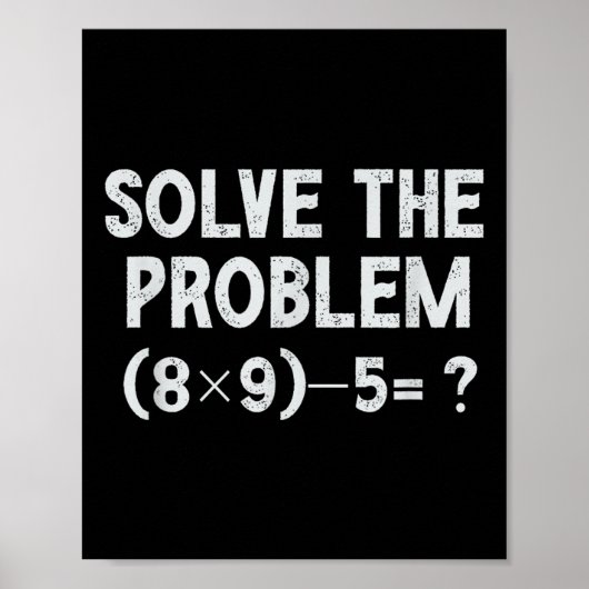 Funny 67 Meme Pemdas Elementary Math Teacher Brain Poster (Vorne)