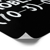 Funny 67 Meme Pemdas Elementary Math Teacher Brain Poster (Ecke)