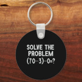 Funny 67 Meme Pemdas Elementary Math Teacher Brain Schlüsselanhänger (Vorderseite)