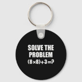 Funny 67 Meme Pemdas Elementary Math Teacher Brain Schlüsselanhänger (Vorderseite)