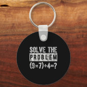 Funny 67 Meme Pemdas Elementary Math Teacher Brain Schlüsselanhänger (Vorderseite)