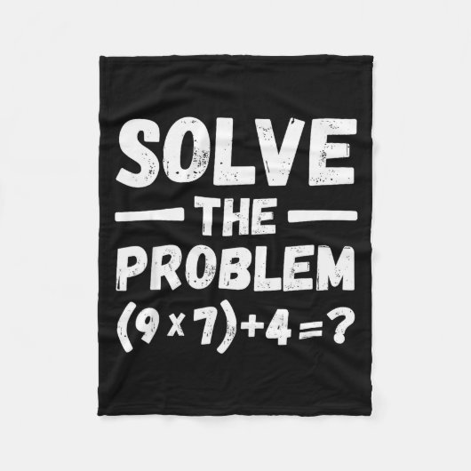 Funny 67 Meme Pemdas Elementary Math Teacher Humor Fleecedecke (Vorderseite)