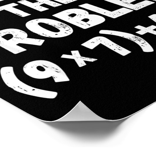 Funny 67 Meme Pemdas Elementary Math Teacher Humor Poster (Ecke)