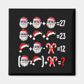 Funny 67 Meme Santa Christmas Tree Math Teacher Xm Magnet (Vorne)