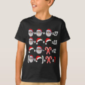 Funny 67 Meme Santa Christmas Tree Math Teacher Xm T-Shirt (Vorderseite)