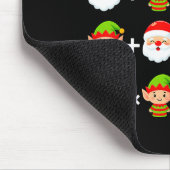 Funny 67 Meme Santa Math Teacher Christmas Six Sev Mousepad (Ecke)