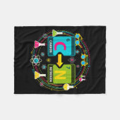 Funny 67 Meme Science Chemistry Teacher Periodic T Fleecedecke (Vorderseite (Horizontal))