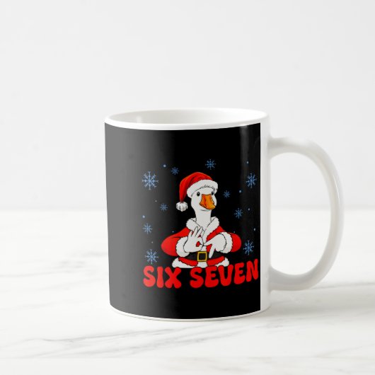 Funny 67 Meme Silly Goose Christmas 67 Meme Xmas B Kaffeetasse (Rechts)