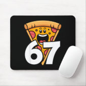 Funny 67 Meme Six Seven Humor Food Zza Mousepad (Mit Mouse)